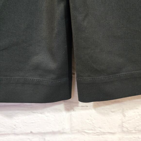 E LAFAYETTE 148 Rockefeller Ankle Crop Wide Leg Belt Pants Black Size 8 Designer - Picture 8 of 11